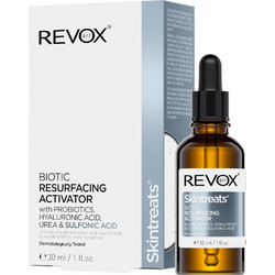 Revox B77 Skintreats Biotic Resurfacing Ενυδατικό Serum Προσώπου για Λάμψη με Υαλουρονικό 30ml