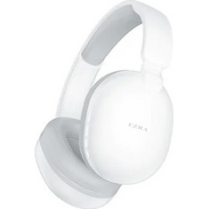 Ezra BW85 Ασύρματα Bluetooth Ακουστικά Over Ear Λευκά
