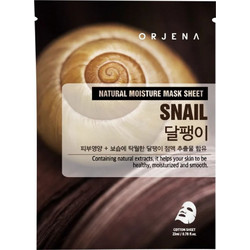 Orjena Natural Moisture Snail Sheet Μάσκα Προσώπου για Αντιγήρανση με Εκχύλισμα Σαλιγκαριού 23ml