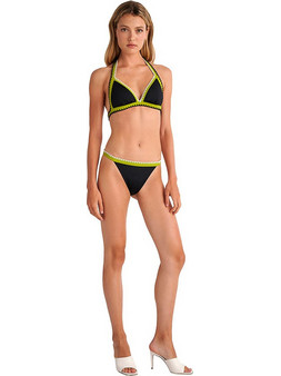 BLU4U Bikini Set Τριγωνάκι Μαύρο 2536613602/2536513602