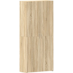 vidaXL Παπουτσοθήκη Ξύλινη Sonoma M80xΠ35.5xY180cm 3333838