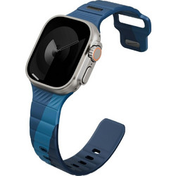 Uniq Stride De Rubber Λουράκι Σιλικόνης Storm Blue (Apple Watch 44 / 45 / 46 / 49mm)