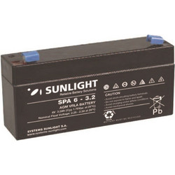 Sunlight SPA6-3.2 Μπαταρία VRLA-AGM 6V 3.2Ah