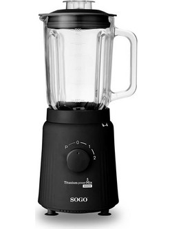 Sogo BAT-SS-5570 Μπλέντερ για Smoothie με Γυάλινη Κανάτα 1.5lt 1000W