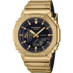 Casio G-Shock Ανδρικό Ρολόι με Χρυσό Λουράκι GM-2100YMG-9AER