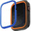 Uniq Moduo Πλαστική Θήκη για Apple Watch 4 / 5 / 6 / 7 / 8 / 9 / SE 44 / 45mm Μπλε Πορτοκαλί