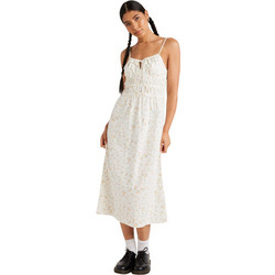 RVCA Mini Καλοκαιρινό Καθημερινό Φόρεμα Λευκό UVJWD00214-WPW
