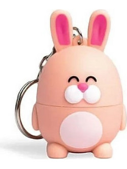 Martinelia World Animals Keychain Strawberry Lip Balm Pot