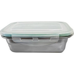 Venus Δοχείο Φαγητού Inox 1.6lt Ασημί