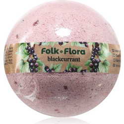 Folk & Flora Blackcurrant Bath Bomb 130gr