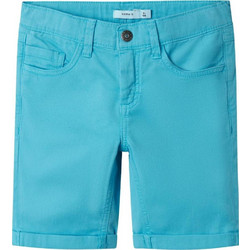 Name It Παιδική Βερμούδα Chino Τιρκουάζ 13238085