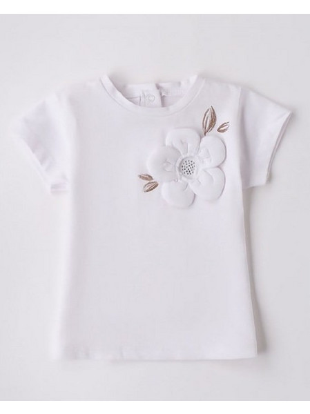 iDo Παιδικό T-Shirt Κοντομάνικο Λευκό 4B181-0113