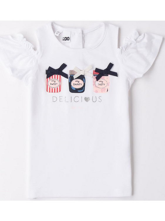 iDo Παιδικό T-Shirt Κοντομάνικο Λευκό 4B515-00-0113