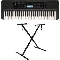 Yamaha PSR-E383 Standard Bundle 1 Αρμόνιο με 61 Βαρυκεντρισμένα Πλήκτρα