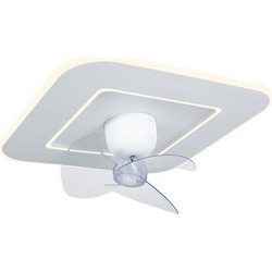 Eurolamp 300-25071 Ανεμιστήρας Οροφής 50cm 15W με Φως & Τηλεχειριστήριο Λευκός