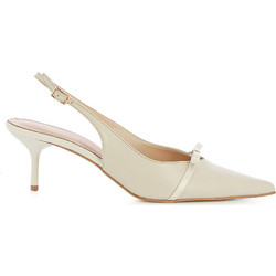 Fratelli Petridi Γόβες Slingback Δερμάτινες με Τακούνι Στιλέτο Εκρού 2533