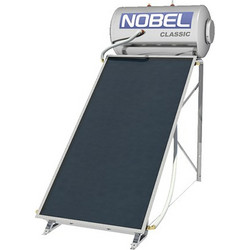 Nobel Classic Ηλιακός Θερμοσίφωνας 120lt 2m² Inox Διπλής Ενέργειας Οριζόντιος