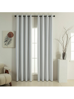 Beauty Home Κουρτίνα Συσκότισης με Τρουκς 140x270 Soft Art 8391 Ice Ecru