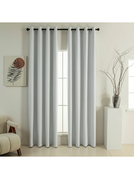 Beauty Home Κουρτίνα Συσκότισης με Τρουκς 140x270 Soft Art 8391 Ice Ecru