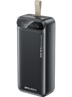 Awei PA-12 Power Bank 30000mAh 22.5W Black