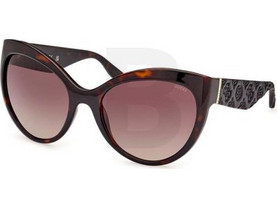 Guess GU00130 52F Γυναικεία Γυαλιά Ηλίου Πεταλούδα Κοκάλινα Ταρταρούγα με Καφέ Φακό