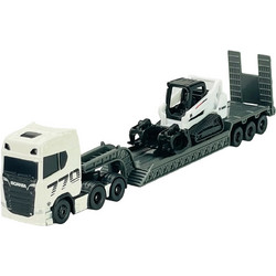 Maisto Mini Work Machines Big Hauler Scania 770 S & 4x4 Bobcat Loader