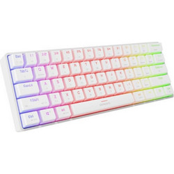Genesis Thor 660 G2 Ασύρματο Μηχανικό Gaming Πληκτρολόγιο TenKeyLess με Gateron Brown Διακόπτες RGB White