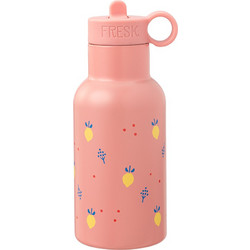 Fresk Summer Fruit Παιδικό Παγούρι Θερμός Ανοξείδωτο BPA Free με Καλαμάκι Σομόν 350ml