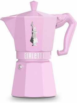 Bialetti Moka Exclusive Μπρίκι Espresso 6Cups Ροζ