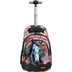 Graffiti Xscape Horse Σχολική Τσάντα Τρόλεϊ Δημοτικού Πολύχρωμη 259255