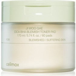 Celimax Ji Woo Gae Cica BHA Blemish Ενυδατικά Μαντηλάκια Τόνωσης Προσώπου για Ακμή 60τμχ