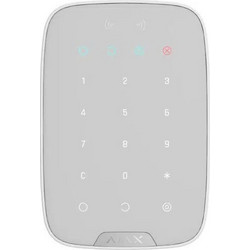 Ajax Keypad Plus White Ασύρματο Πληκτρολόγιο Συναγερμού Αφής RFID