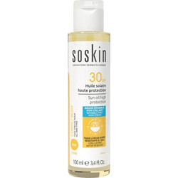 Soskin Αδιάβροχο Λάδι Μαυρίσματος Σώματος SPF30 100ml