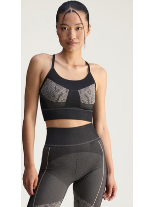 Adidas by Stella McCartney Yoga Αθλητικό Μπουστάκι με Μέτρια Στήριξη & Αφαιρούμενη Ενίσχυση Μαύρο JN0537