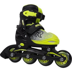 Roces Jokey X Inline Αυξομειούμενα Rollers Παιδικά Μαύρα Κίτρινα