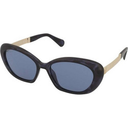 Max & Co MO0133 55V Γυναικεία Γυαλιά Ηλίου Cat Eye Μαύρο Χρυσό με Μαύρο Φακό