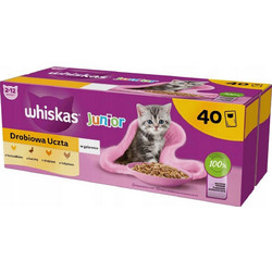 Whiskas Junior with Poultry in Jelly 40x85gr