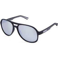 Bikkembergs 689S01 Ανδρικά Γυαλιά Ηλίου Aviator Κοκάλινα Μαύρα με Μαύρο Φακό