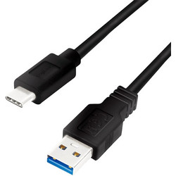 LogiLink CU0168 USB-A to USB-C 1m Black 4052792055177