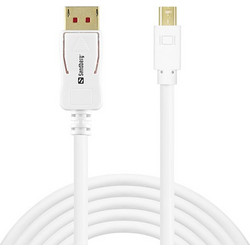 Sandberg Καλώδιο DisplayPort 1.4 to Mini DisplayPort Male 2m White 509-17
