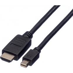 Roline Καλώδιο Mini DisplayPort 1.1 to HDMI Male 4.5m Black 11.04.5793-10