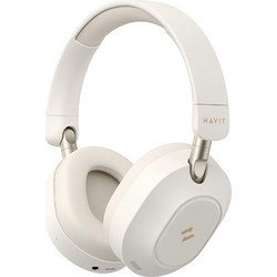 Havit H668BT Ενσύρματα & Ασύρματα Bluetooth Ακουστικά Studio Over Ear Λευκά