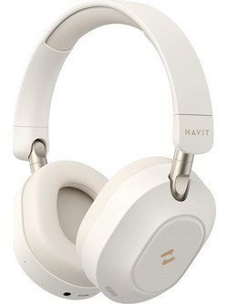 Havit H668BT Ενσύρματα & Ασύρματα Bluetooth Ακουστικά Studio Over Ear Λευκά