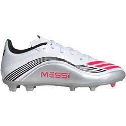 Adidas F50 Messi League FG/MG JP7454 Παιδικά Ποδοσφαιρικά Παπούτσια με Τάπες Ασημί