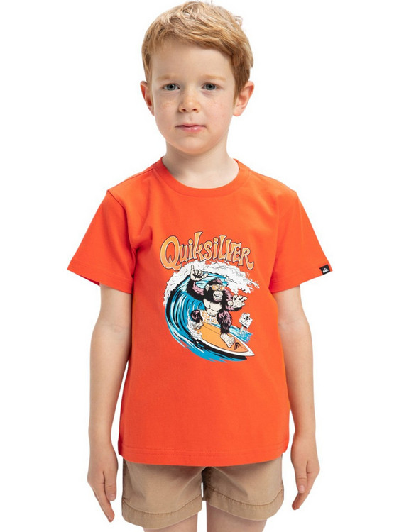 Quiksilver Παιδικό T-Shirt Κοντομάνικο Πορτοκαλί EQKZT03562-NME0