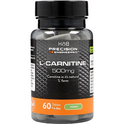 Holland & Barrett Precision Engineered L-Carnitine Συμπλήρωμα Διατροφής με Καρνιτίνη 500mg 60 Ταμπλέτες