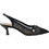 Guy Laroche Γόβες Slingback Δερμάτινες με Λεπτό Ψηλό Τακούνι Μαύρες S002-55