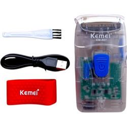 Kemei KM-867 Ξυριστική Μηχανή Προσώπου και Σώματος Επαναφορτιζόμενη