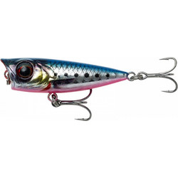 Savage Gear 3D Minnow Τεχνητό Δόλωμα Popper 4.3cm 4gr Pink Belly Sardine Php