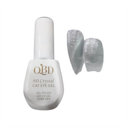 QBD 9D Crystal 025 Cat Eye Ημιμόνιμο Βερνίκι Νυχιών 15ml